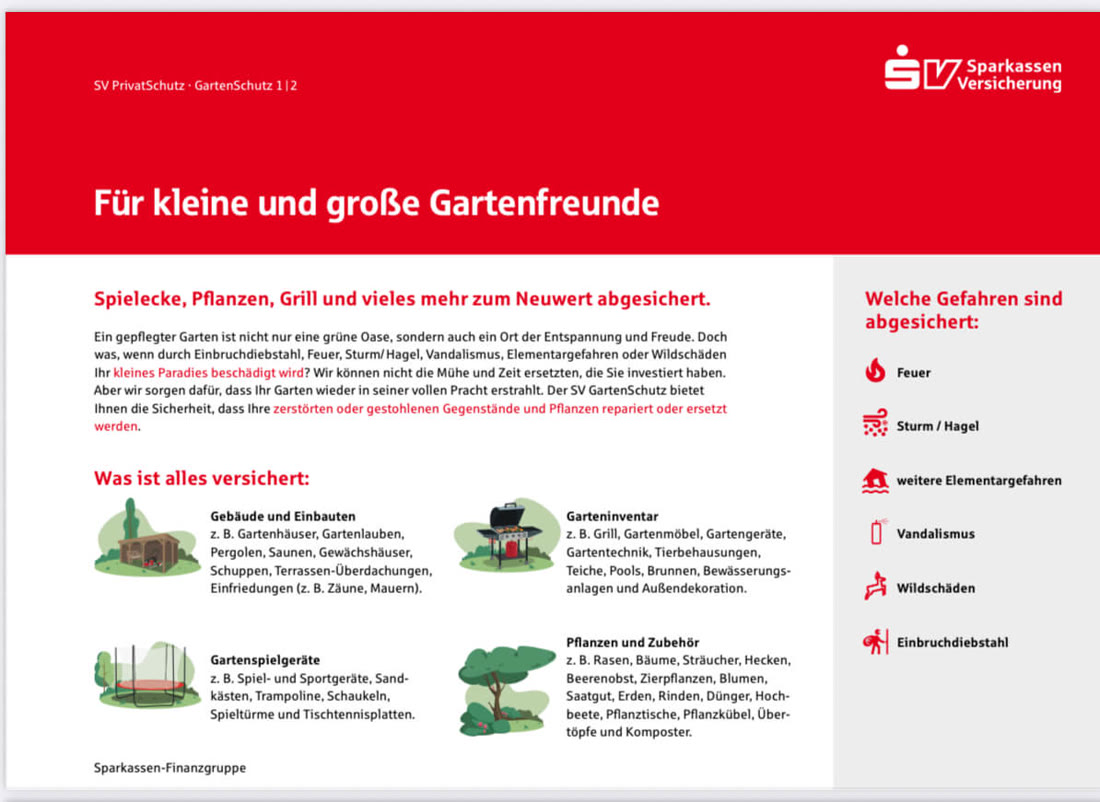 SV GartenSchutz Infoblatt – für kleine und große Gartenfreunde